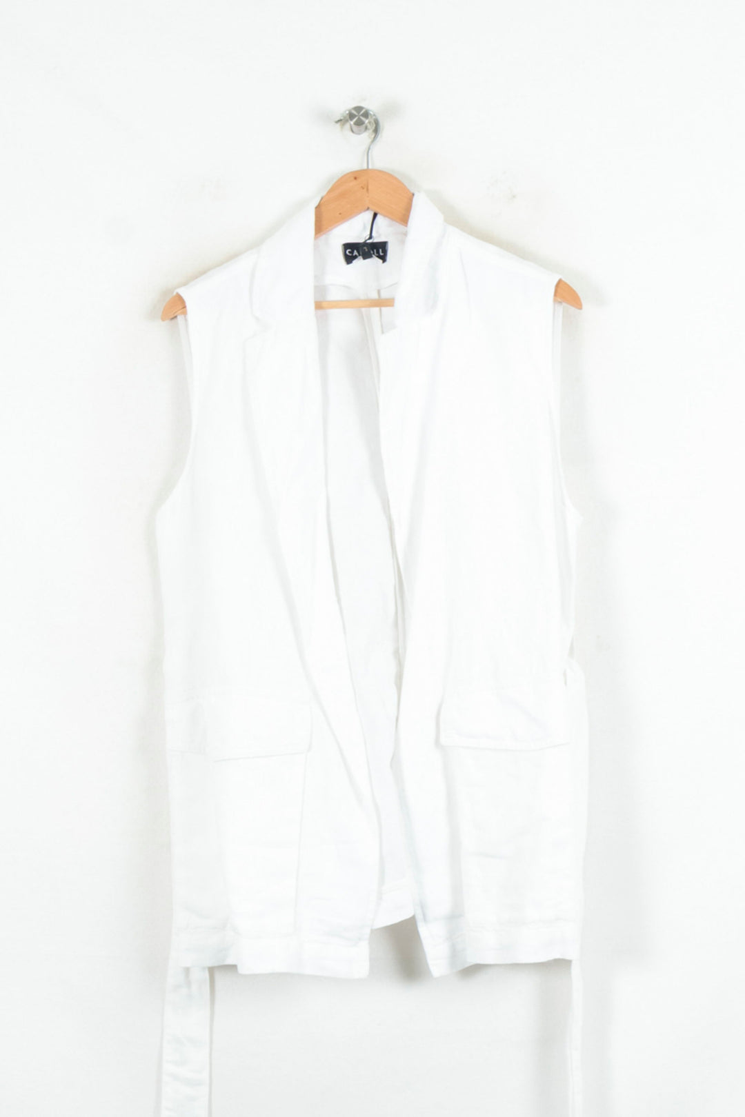 Gilet Blanc - Taille L/40 de la marque Caroll | PARAD80548 - Vendu par Paradigme - Image 2