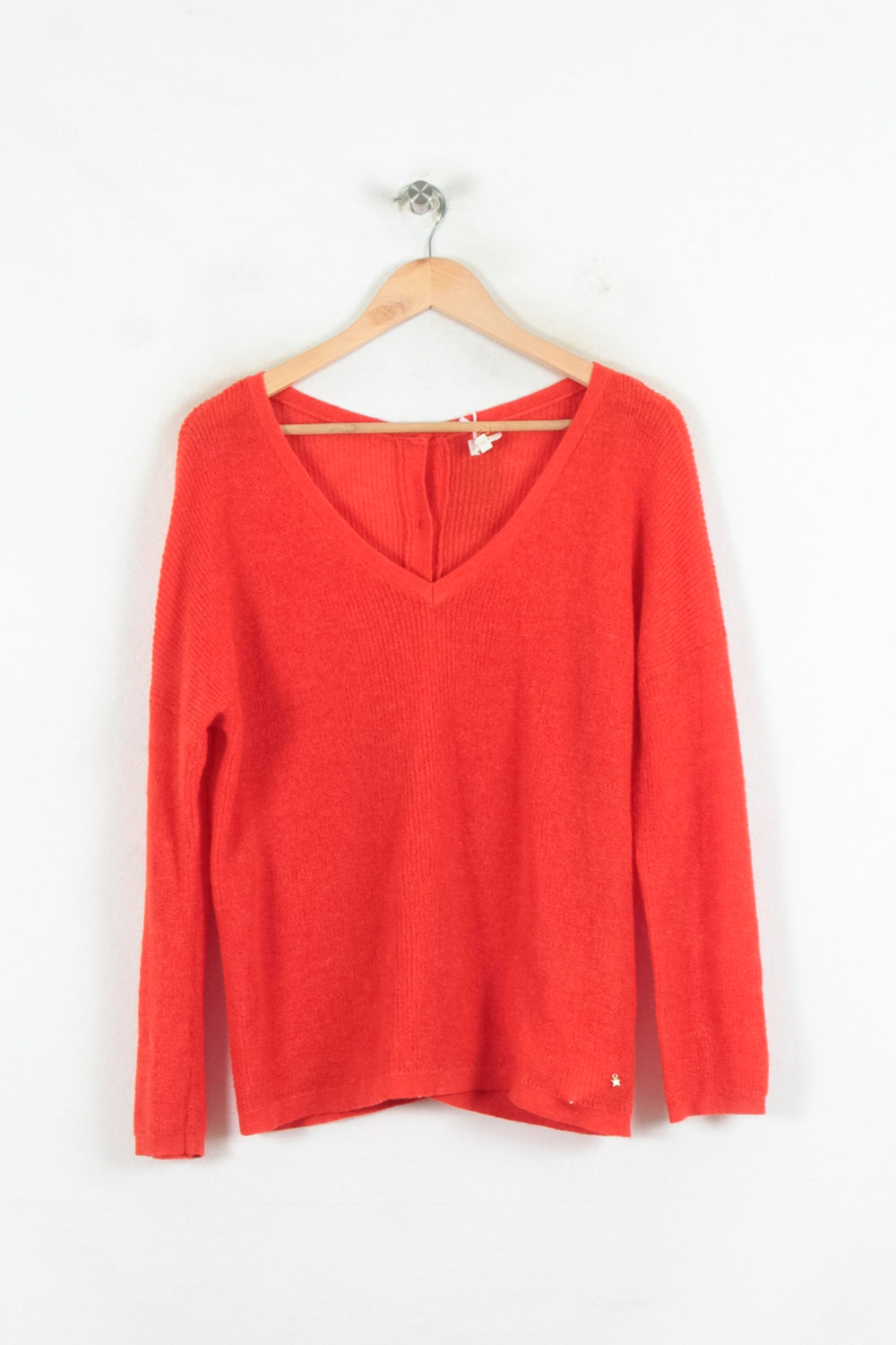 Pull Rouge - Taille S/36 de la marque Des petits hauts | PARAD80549 - Vendu par Paradigme - Image 2