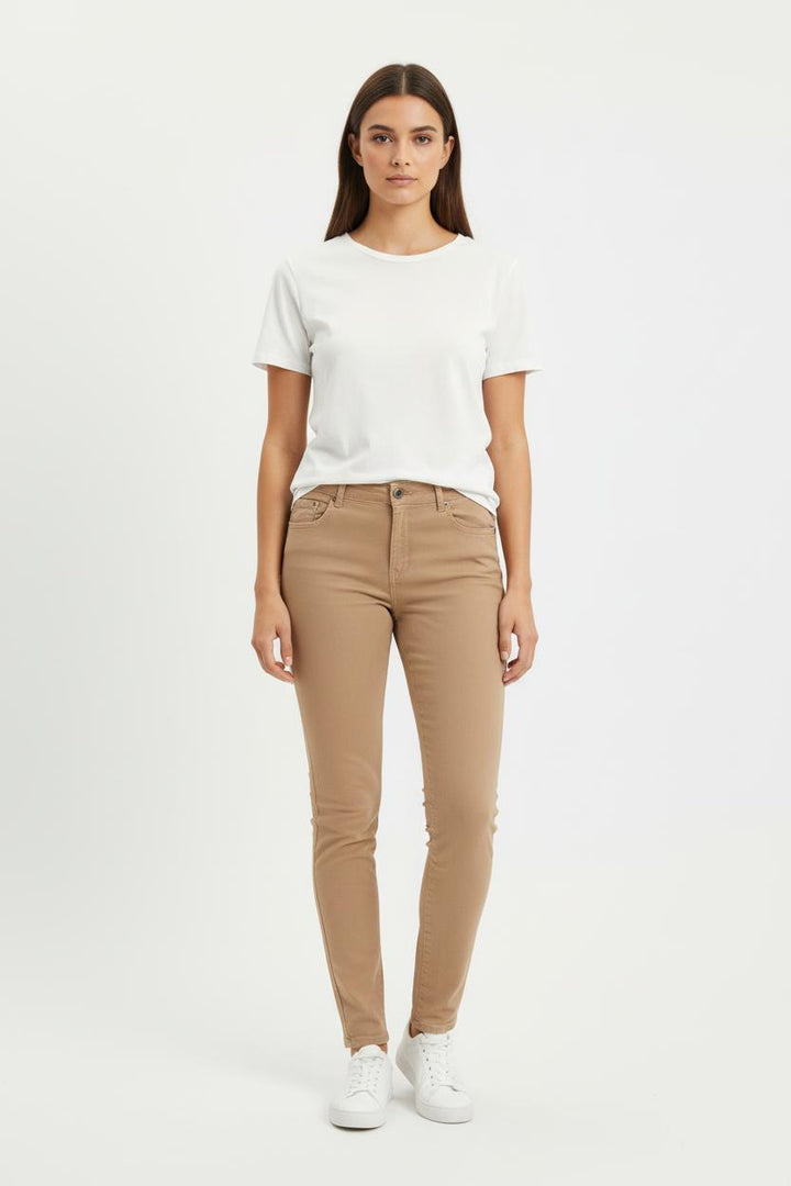 Jean Beige - Taille M/38 de la marque American Vintage | PARAD80551 - Vendu par Paradigme - Image 1