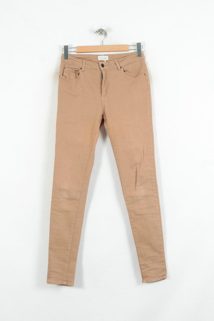 Jean Beige - Taille M/38 de la marque American Vintage | PARAD80551 - Vendu par Paradigme - Image 2