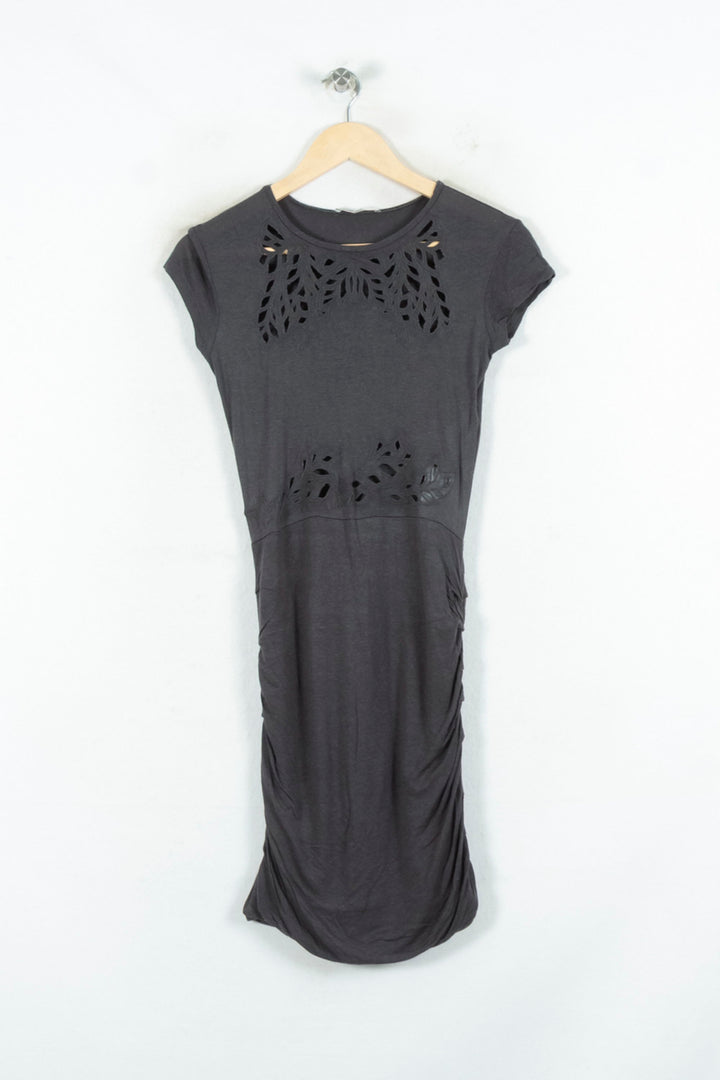 Robe Courte Grise - Taille M/38 de la marque Maje | PARAD80552 - Vendu par Paradigme - Image 2