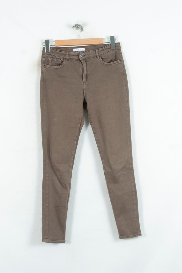 Jean Marron - Taille M/38 de la marque ZAPA | PARAD80553 - Vendu par Paradigme - Image 2