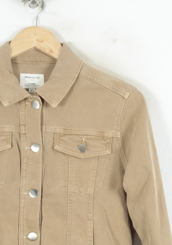 Veste En Jean Beige - Taille XL/42 de la marque Maison 123 | PARAD80557 - Vendu par Paradigme - Image 3