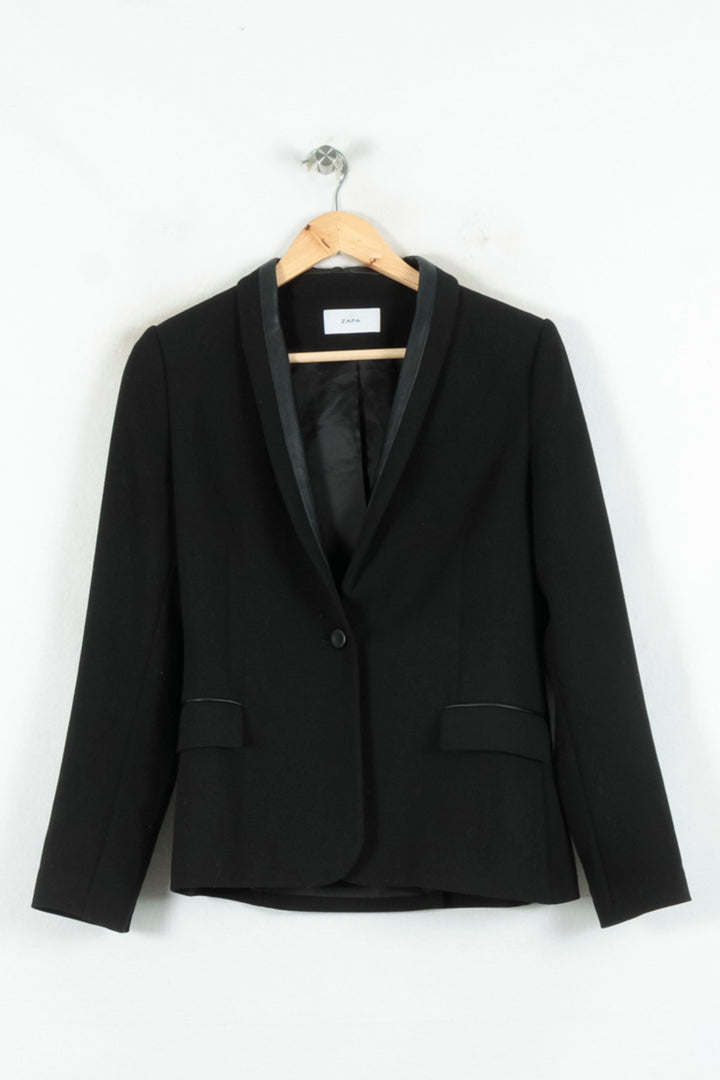 Blazer Noir - Taille S/36 de la marque ZAPA | PARAD80565 - Vendu par Paradigme - Image 2