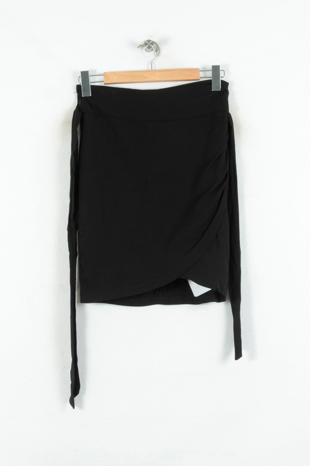 Jupe Portefeuille Noire - Taille S/36 de la marque IKKS | PARAD80570 - Vendu par Paradigme - Image 2