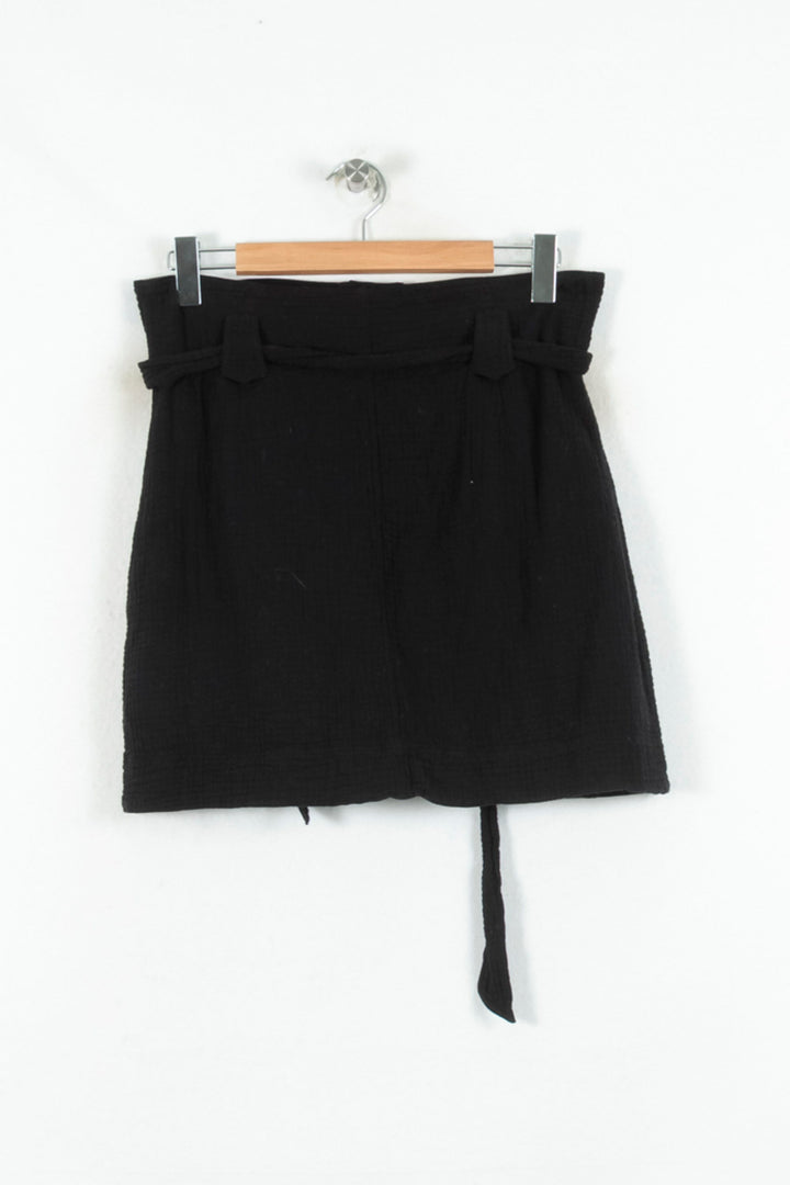 Jupe Boutonnée Noire - Taille L/40 de la marque Sézane | PARAD80577 - Vendu par Paradigme - Image 4