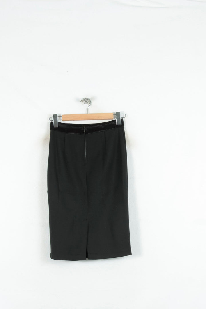 Jupe Crayon Noire - Taille S/36 de la marque La Française | PARAD80583 - Vendu par Paradigme - Image 4
