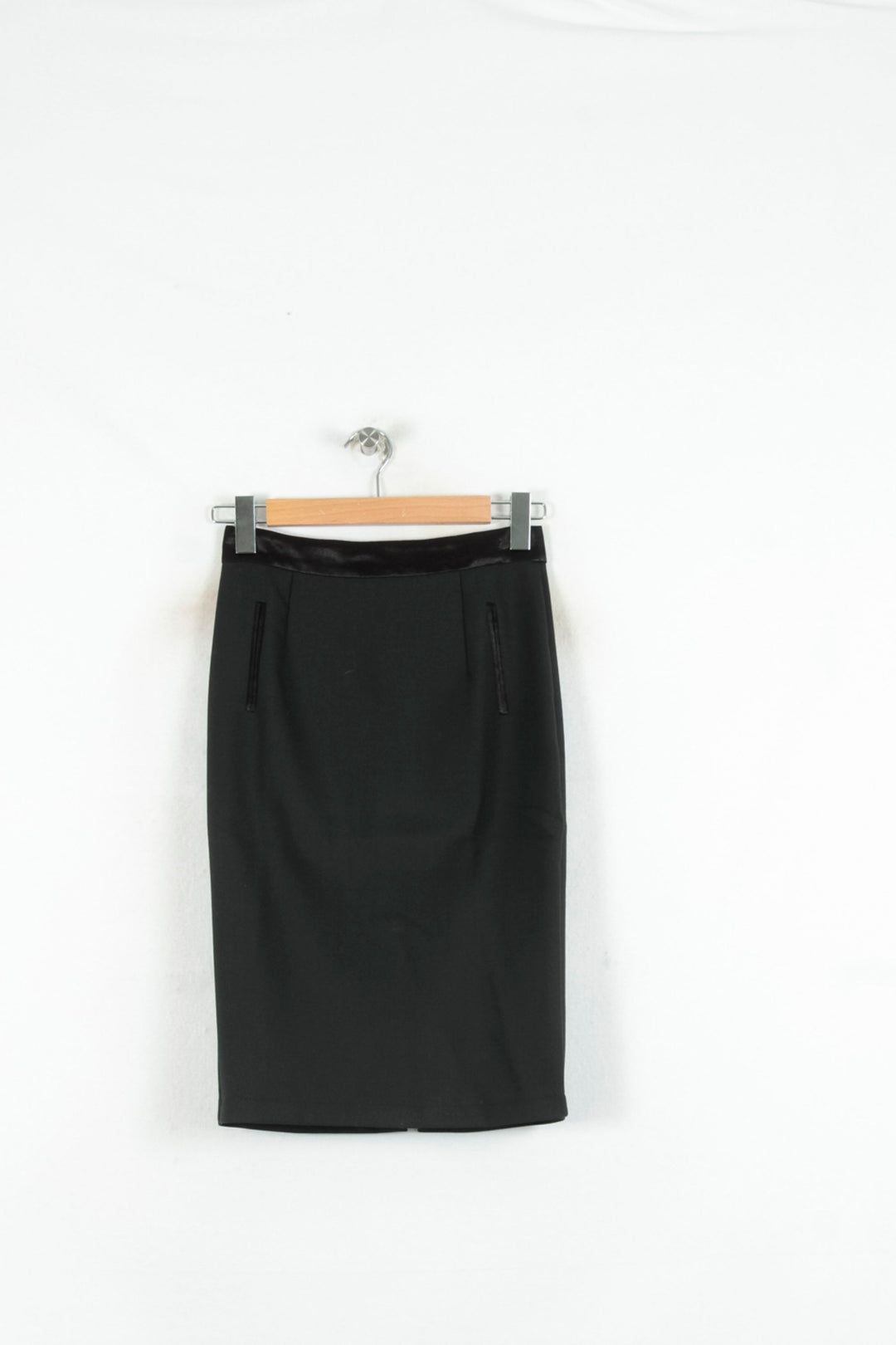 Jupe Crayon Noire - Taille S/36 de la marque La Française | PARAD80583 - Vendu par Paradigme - Image 2