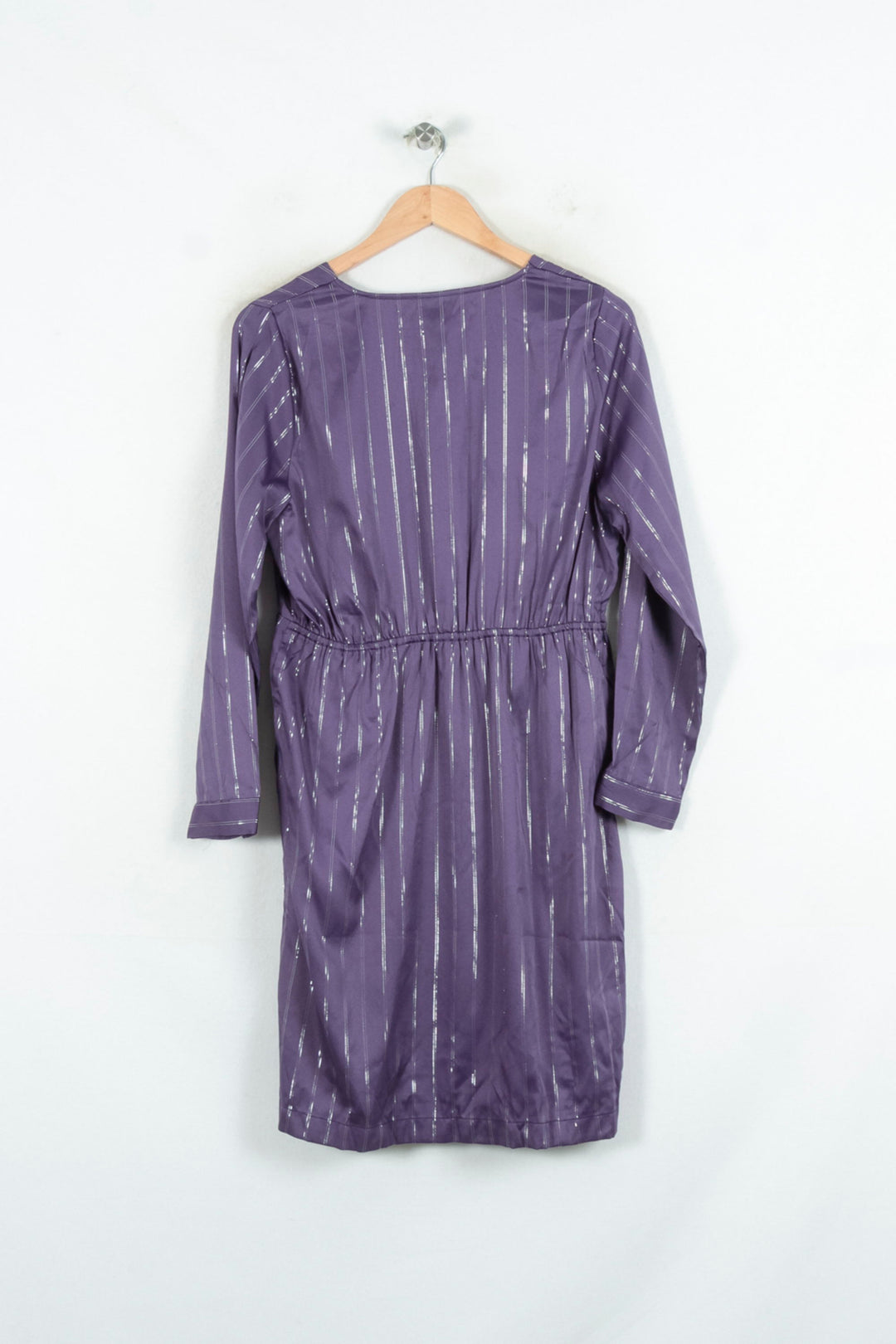 Robe Chemise Midi Violette - Taille L/40 de la marque Karl Marc John | PARAD80592 - Vendu par Paradigme - Image 4