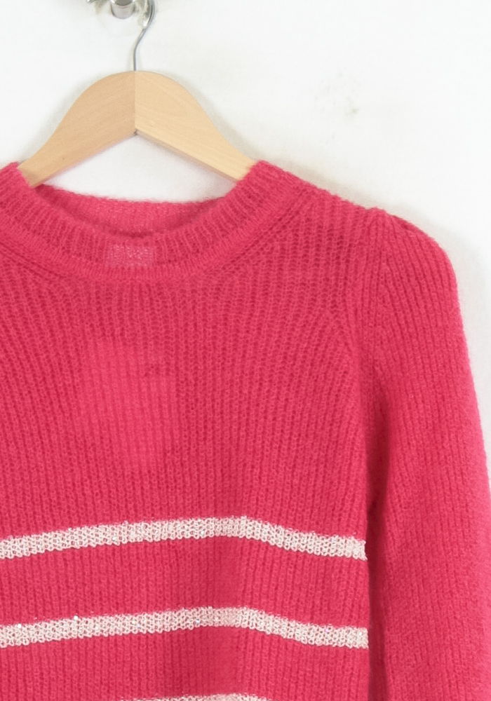Pull Rose et Blanc - Taille S/36 de la marque Karl Marc John | PARAD80593 - Vendu par Paradigme - Image 3