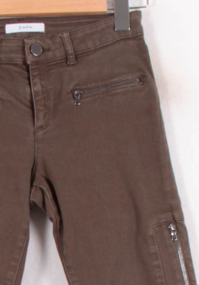 Pantalon Marron - Taille S/36 de la marque ZAPA | PARAD80598 - Vendu par Paradigme - Image 3