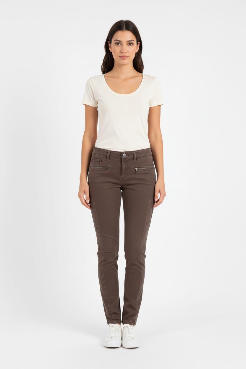 Pantalon Marron - Taille S/36 de la marque ZAPA | PARAD80598 - Vendu par Paradigme - Image 1