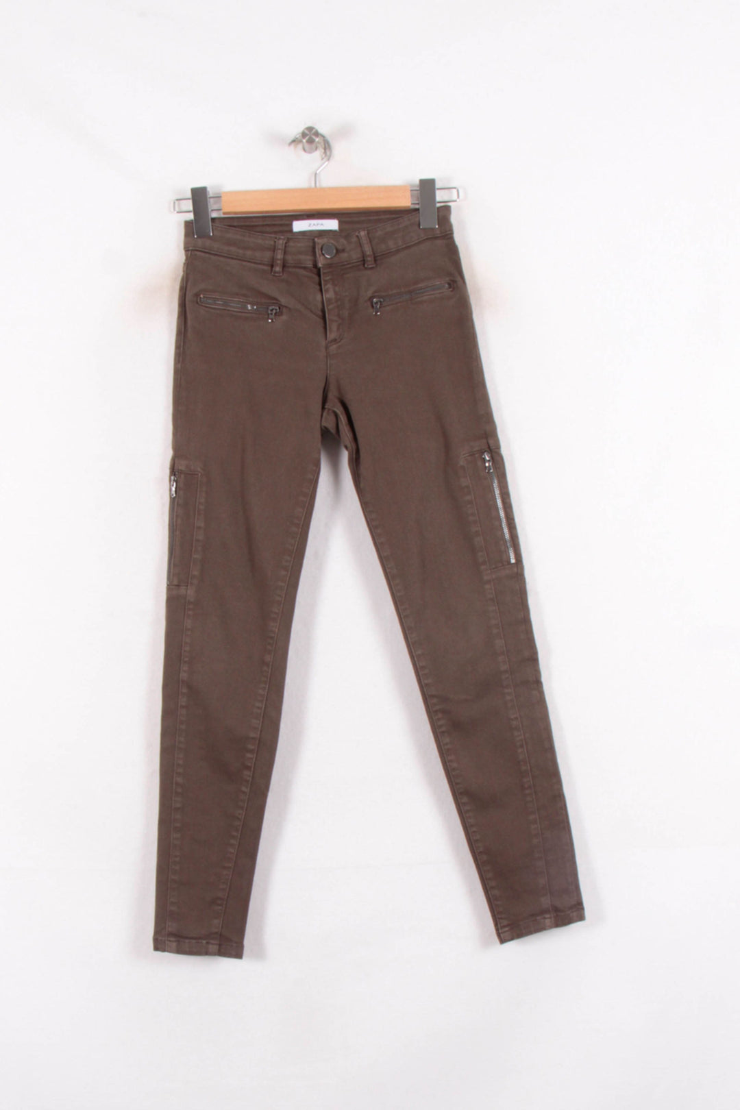 Pantalon Marron - Taille S/36 de la marque ZAPA | PARAD80598 - Vendu par Paradigme - Image 2