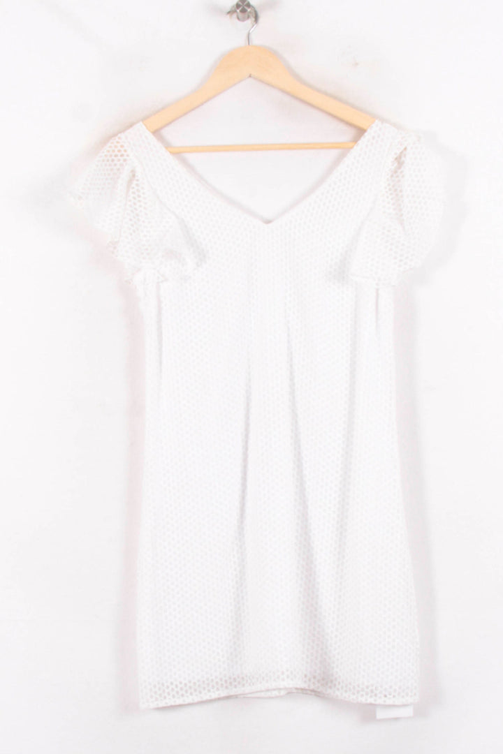 Robe Courte Blanche - Taille S/36 de la marque ZAPA | PARAD80604 - Vendu par Paradigme - Image 2