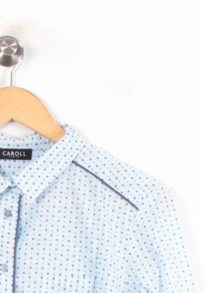 Chemise Bleu Clair - Taille XL/42 de la marque Caroll | PARAD80618 - Vendu par Paradigme - Image 3