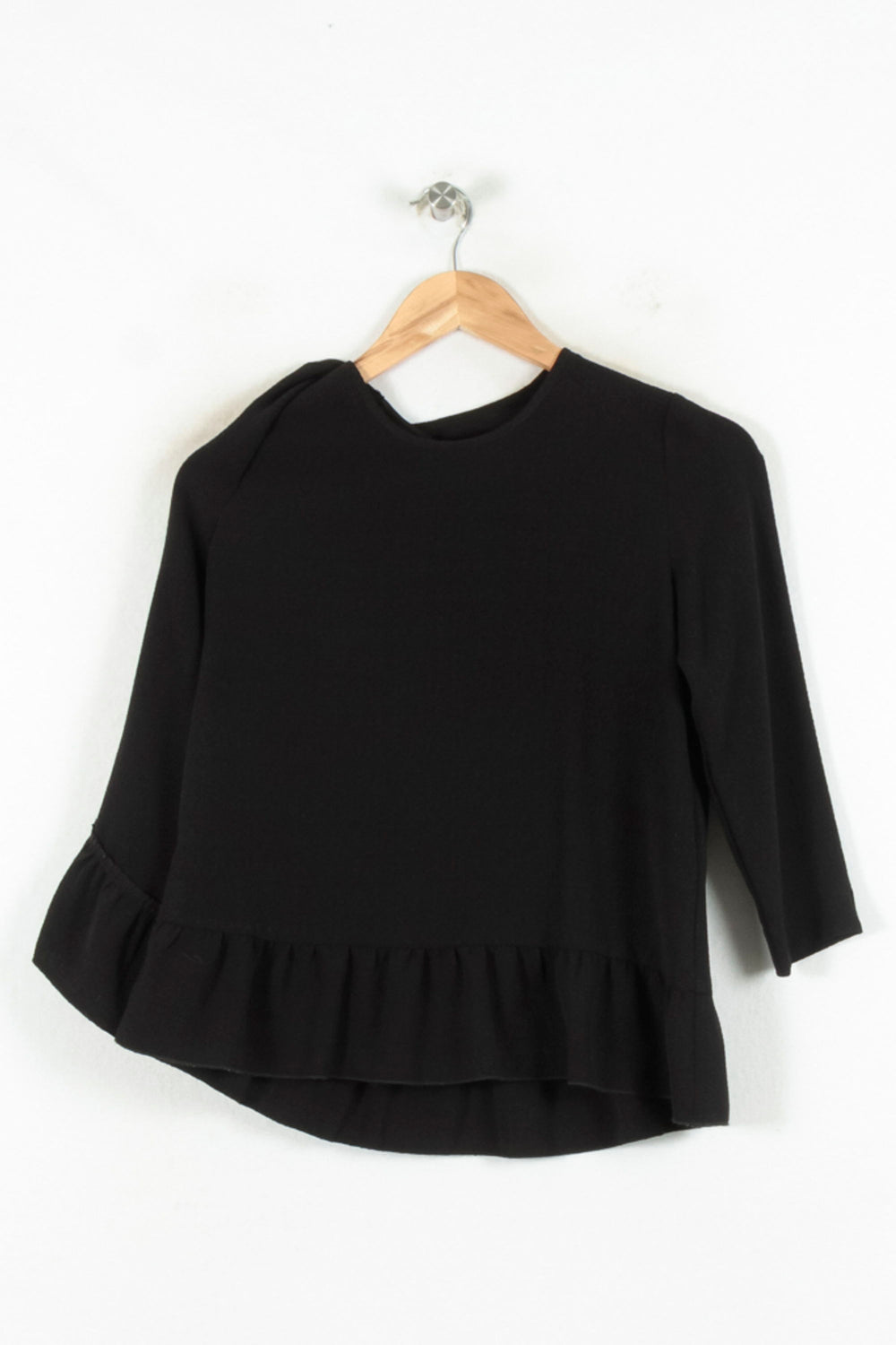 Blouse Noire - Taille XS/34 de la marque Sézane | PARAD80627 - Vendu par Paradigme - Image 2