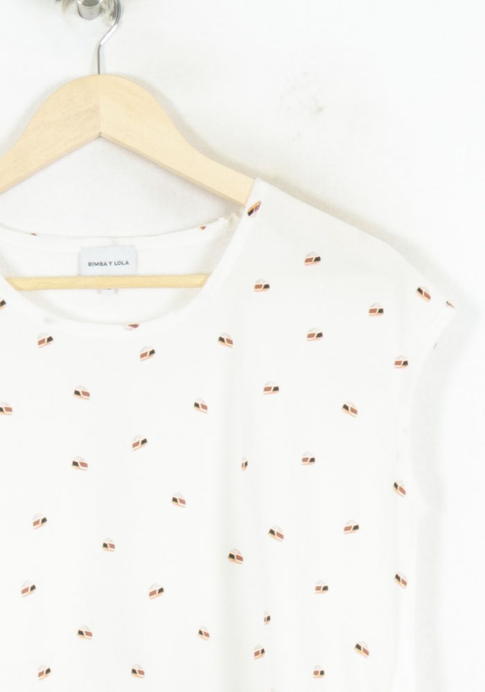 Débardeur Blanc - Taille XS/34 de la marque Bimba y Lola | PARAD80628 - Vendu par Paradigme - Image 3