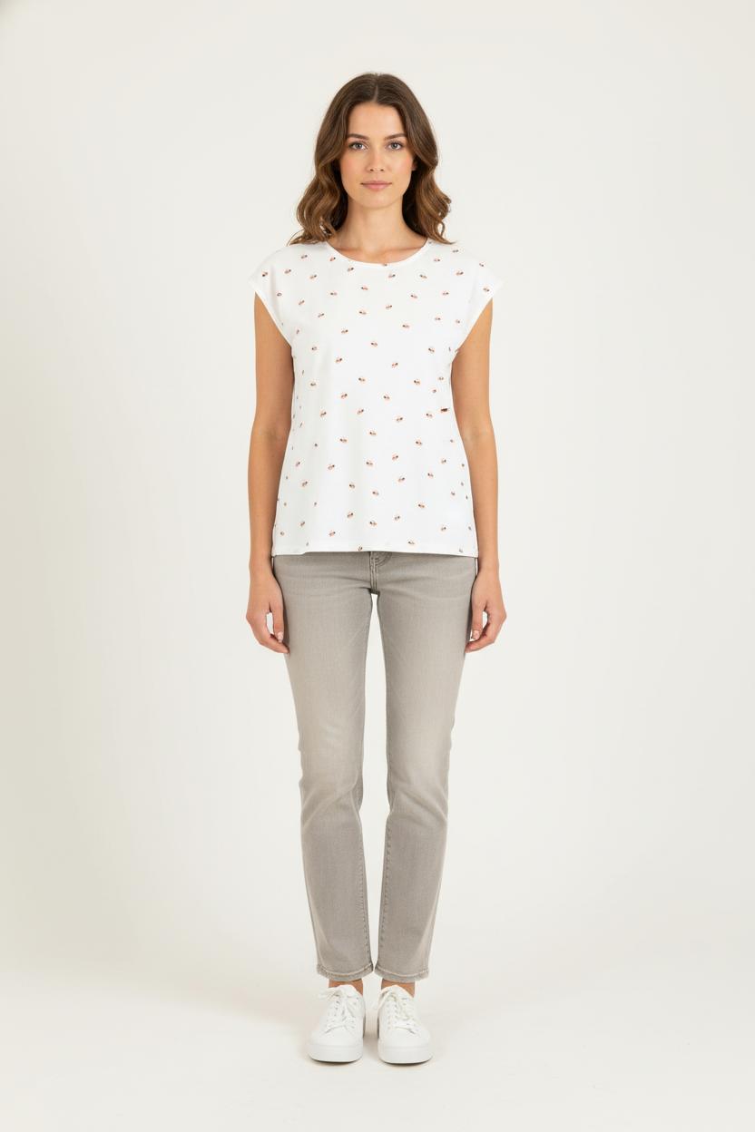 Débardeur Blanc - Taille XS/34 de la marque Bimba y Lola | PARAD80628 - Vendu par Paradigme - Image 1