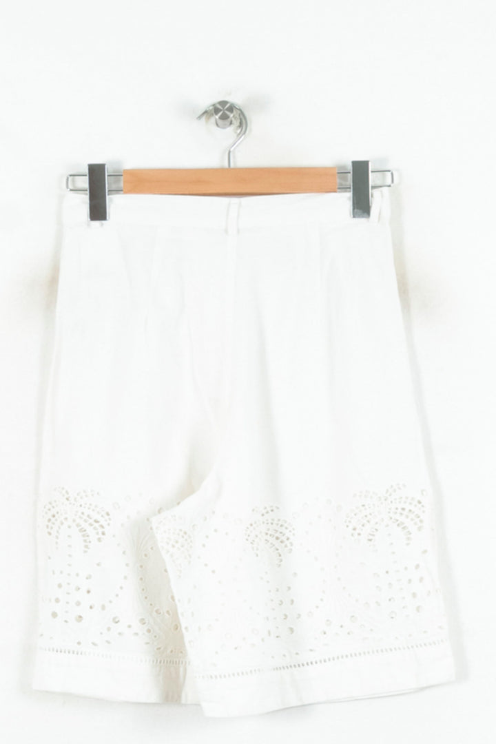 Bermuda Blanc - Taille S/36 de la marque Petite Mendigote | PARAD80635 - Vendu par Paradigme - Image 4