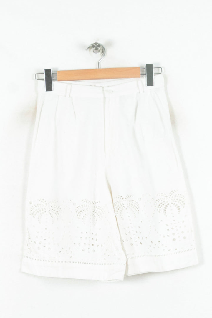 Bermuda Blanc - Taille S/36 de la marque Petite Mendigote | PARAD80635 - Vendu par Paradigme - Image 2