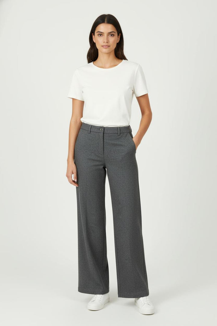 Pantalon Droit Gris - Taille S/36 de la marque Petite Mendigote | PARAD80639 - Vendu par Paradigme - Image 1