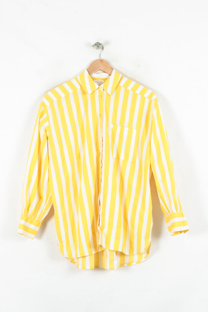 Chemise Jaune et Blanche - Taille S/36 de la marque Petite Mendigote | PARAD80640 - Vendu par Paradigme - Image 2