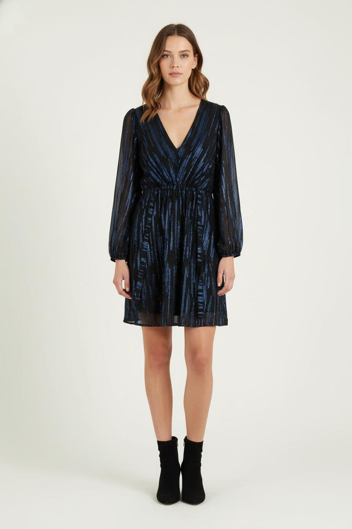 Robe Noire et Bleue - Taille S/36 de la marque La Fée Maraboutée | PARAD80641 - Vendu par Paradigme - Image 1