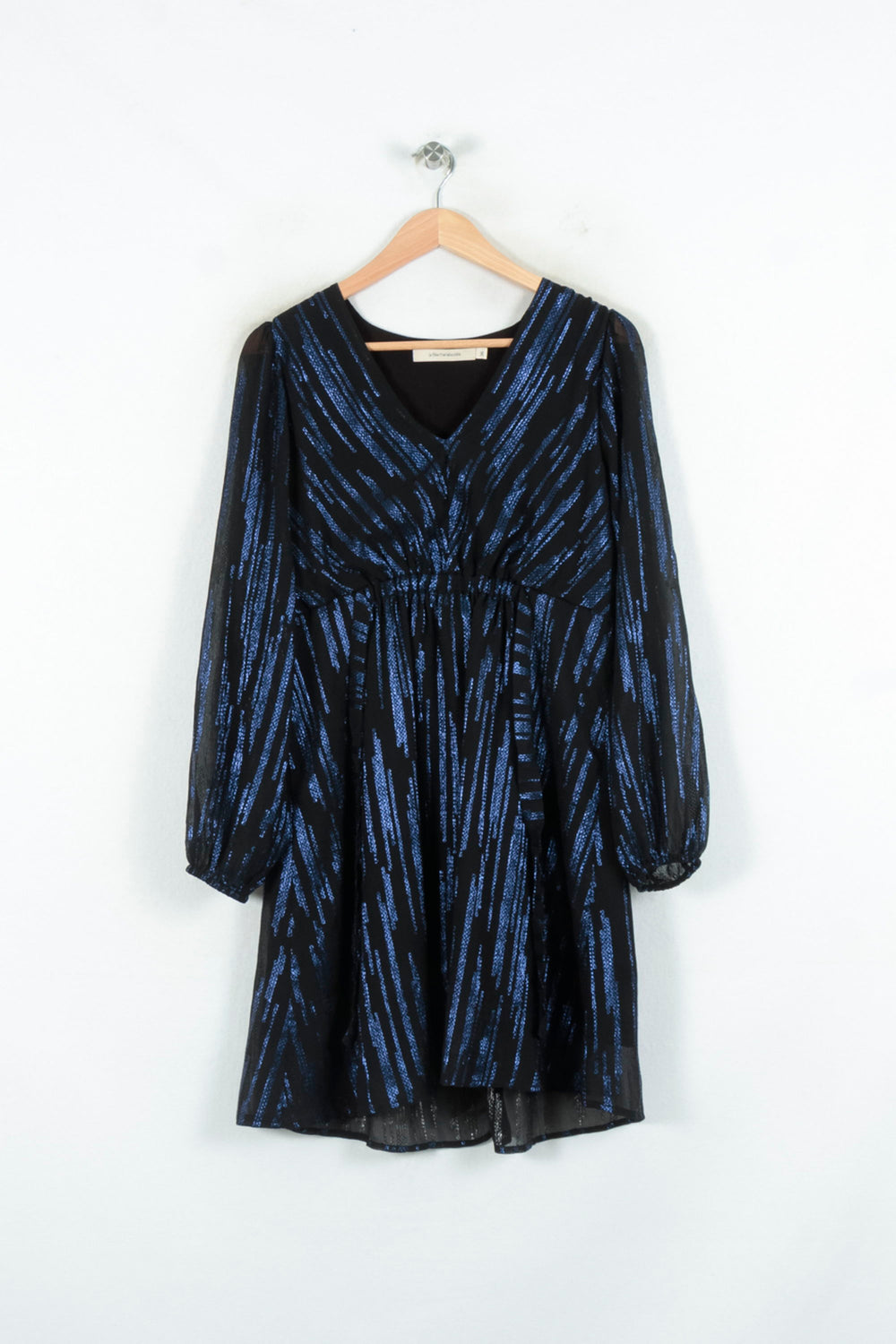 Robe Noire et Bleue - Taille S/36 de la marque La Fée Maraboutée | PARAD80641 - Vendu par Paradigme - Image 2