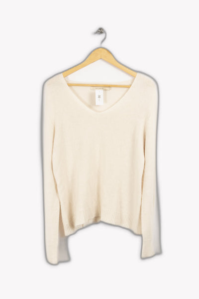Pull blanc - Taille L / 40