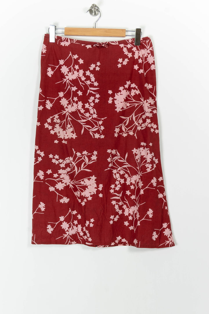 Jupe Midi Rouge et Blanc - Taille S/36 de la marque Isabel Marant | PARAD80650 - Vendu par Paradigme - Image 2