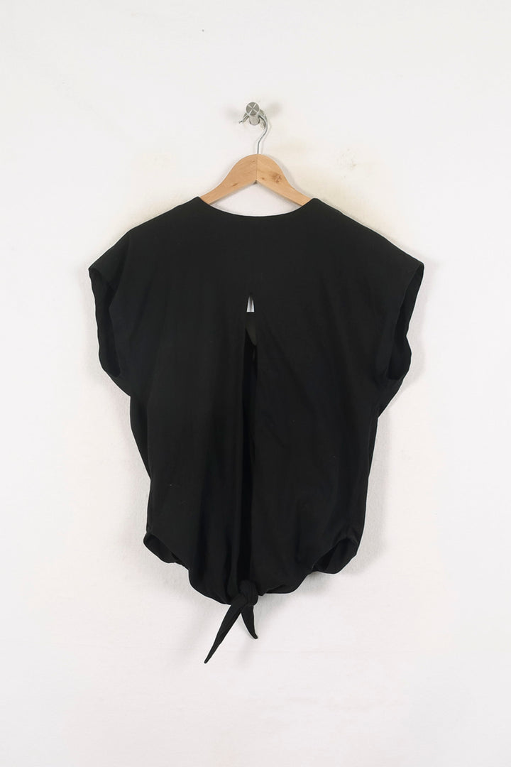 Blouse Noire - Taille L/40 de la marque ba&sh | PARAD80663 - Vendu par Paradigme - Image 4