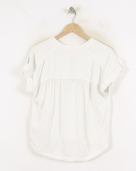 Blouse Blanche - Taille S/36 de la marque IKKS | PARAD80667 - Vendu par Paradigme - Image 4