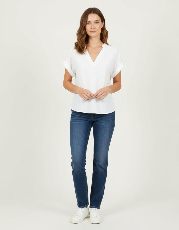 Blouse Blanche - Taille S/36 de la marque IKKS | PARAD80667 - Vendu par Paradigme - Image 1
