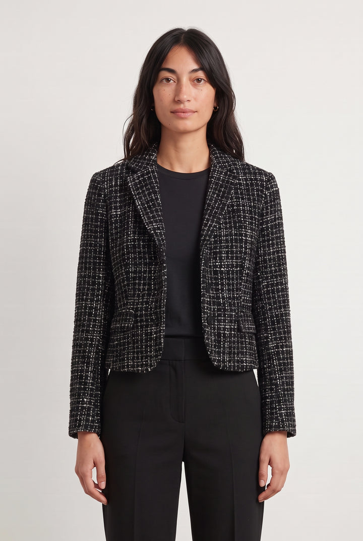 Veste Noire et Blanche - Taille S/36 de la marque IKKS | PARAD80669 - Vendu par Paradigme - Image 1