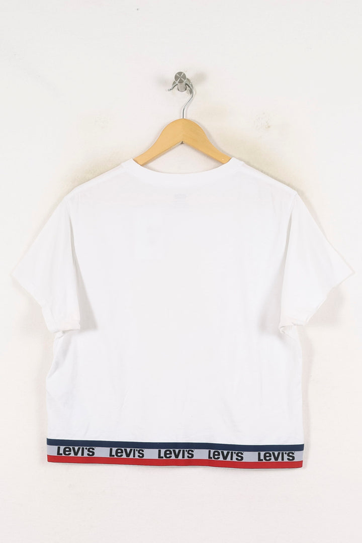 Tee-shirt Blanc et Bleu - Taille XS/34 de la marque Levi's | PARAD80685 - Vendu par Paradigme - Image 4
