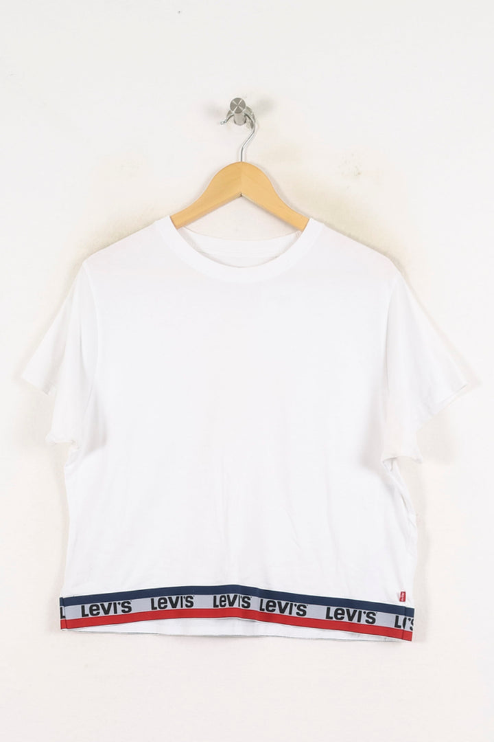 Tee-shirt Blanc et Bleu - Taille XS/34 de la marque Levi's | PARAD80685 - Vendu par Paradigme - Image 2