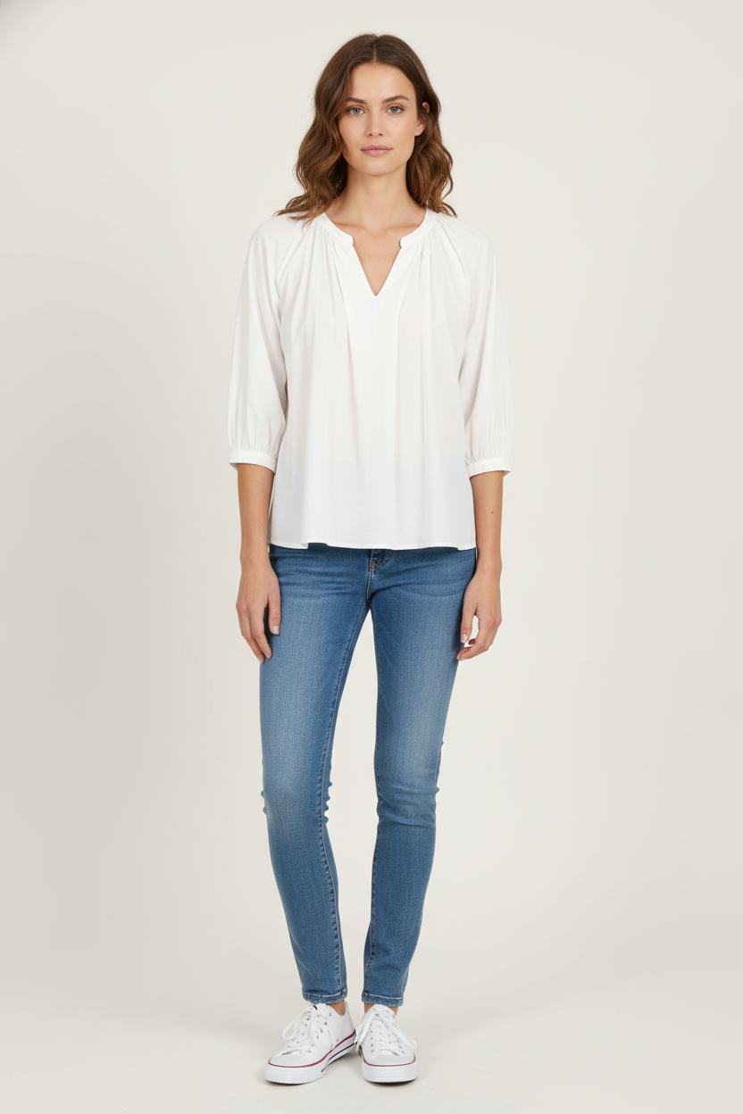 Blouse Blanche - Taille XL/42 de la marque Claudie Pierlot | PARAD80689 - Vendu par Paradigme - Image 1