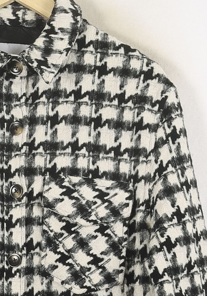 Veste Longue Noire et Blanche - Taille M/38 de la marque FRNCH | PARAD80695 - Vendu par Paradigme - Image 3