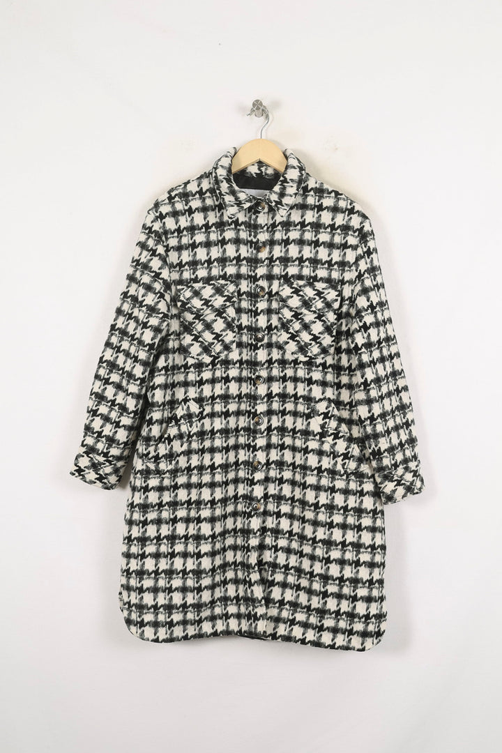 Veste Longue Noire et Blanche - Taille M/38 de la marque FRNCH | PARAD80695 - Vendu par Paradigme - Image 2