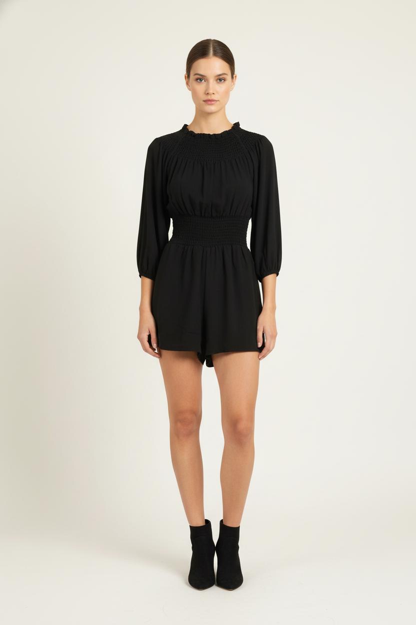 Combishort Noire - Taille XS/34 de la marque Maje | PARAD80701 - Vendu par Paradigme - Image 1