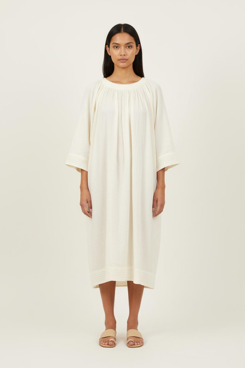 Robe Midi Blanche - Taille M/38 de la marque Laurence Bras | PARAD80709 - Vendu par Paradigme - Image 1