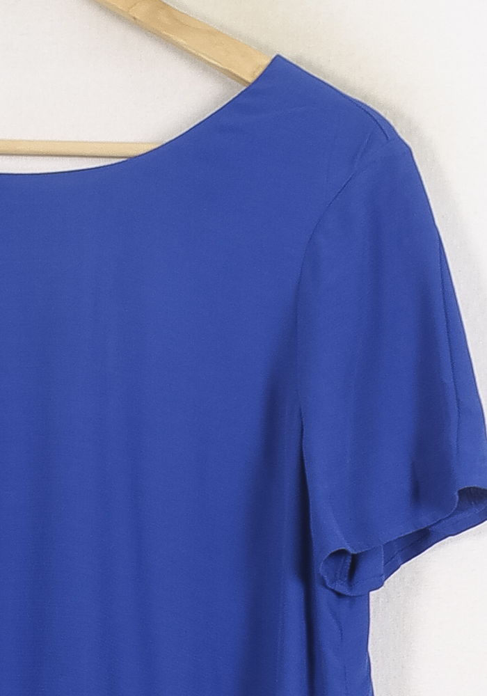Robe Courte Bleue - Taille M/38 de la marque Caroll | PARAD80731 - Vendu par Paradigme - Image 3
