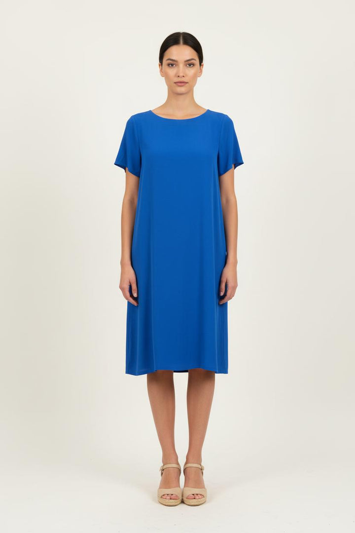 Robe Courte Bleue - Taille M/38 de la marque Caroll | PARAD80731 - Vendu par Paradigme - Image 1
