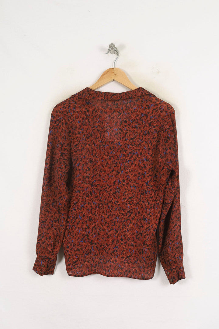 Blouse Marron et Bleu - Taille M/38 de la marque One Step | PARAD80737 - Vendu par Paradigme - Image 4
