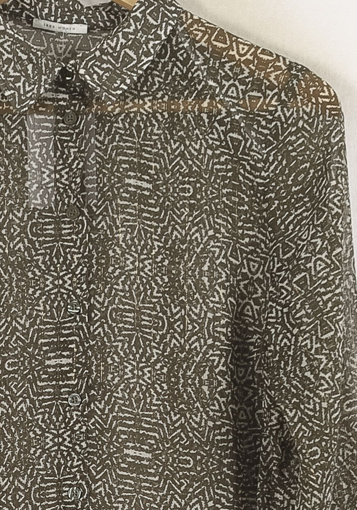 Chemise Verte - Taille M/38 de la marque IKKS | PARAD80739 - Vendu par Paradigme - Image 3