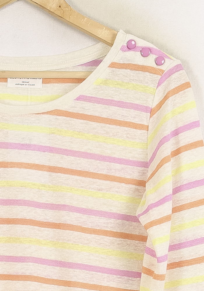 Marinière Multicolore - Taille S/36 de la marque Des petits hauts | PARAD80743 - Vendu par Paradigme - Image 3