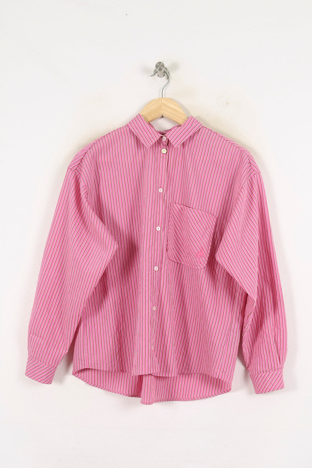 Chemise Rayée Rose et Blanche - Taille S/36 de la marque One Step | PARAD80747 - Vendu par Paradigme - Image 2