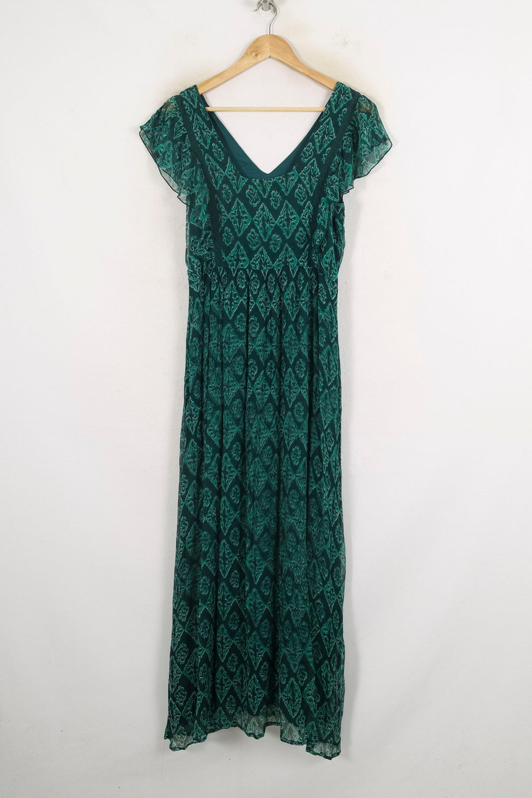 Robe Longue Verte - Taille M/38 de la marque La Fée Maraboutée | PARAD80749 - Vendu par Paradigme - Image 4