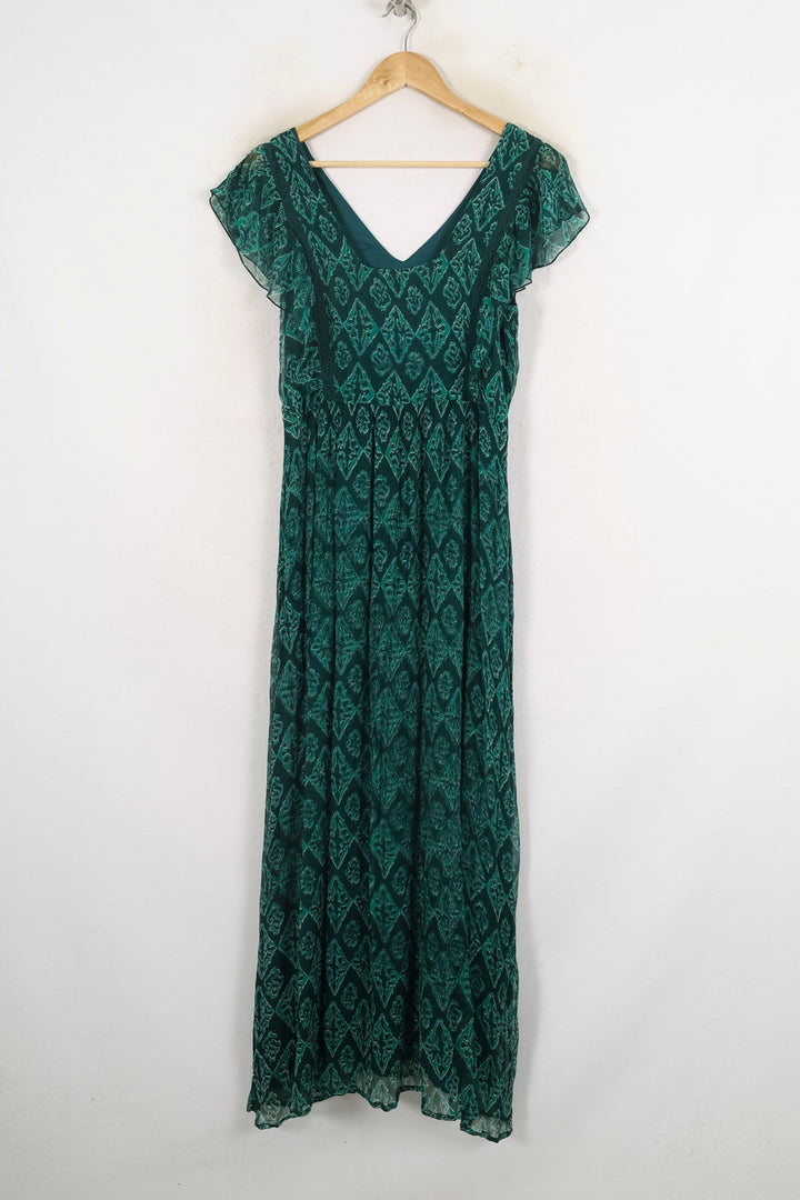Robe Longue Verte - Taille M/38 de la marque La Fée Maraboutée | PARAD80749 - Vendu par Paradigme - Image 4