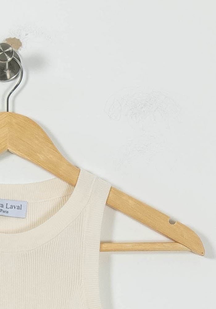 Débardeur Beige - Taille S/36 de la marque Laura Laval | PARAD8075 - Vendu par Paradigme - Image 3